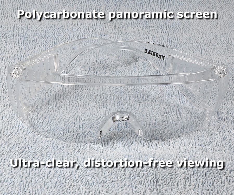TSP304 Polycarbonate Safety Goggles (Clear Frame/Clear Screen)