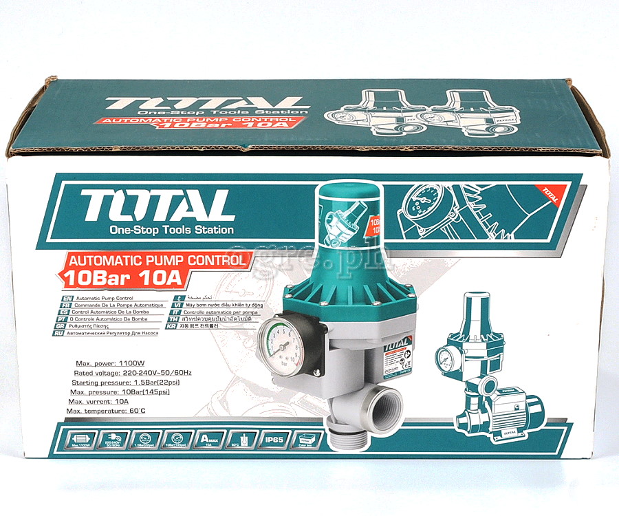 TWPS102 10A Automatic Pump Control with Gauge