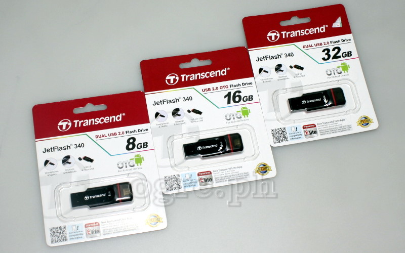 JetFlash 340 USB OTG Flash Drive