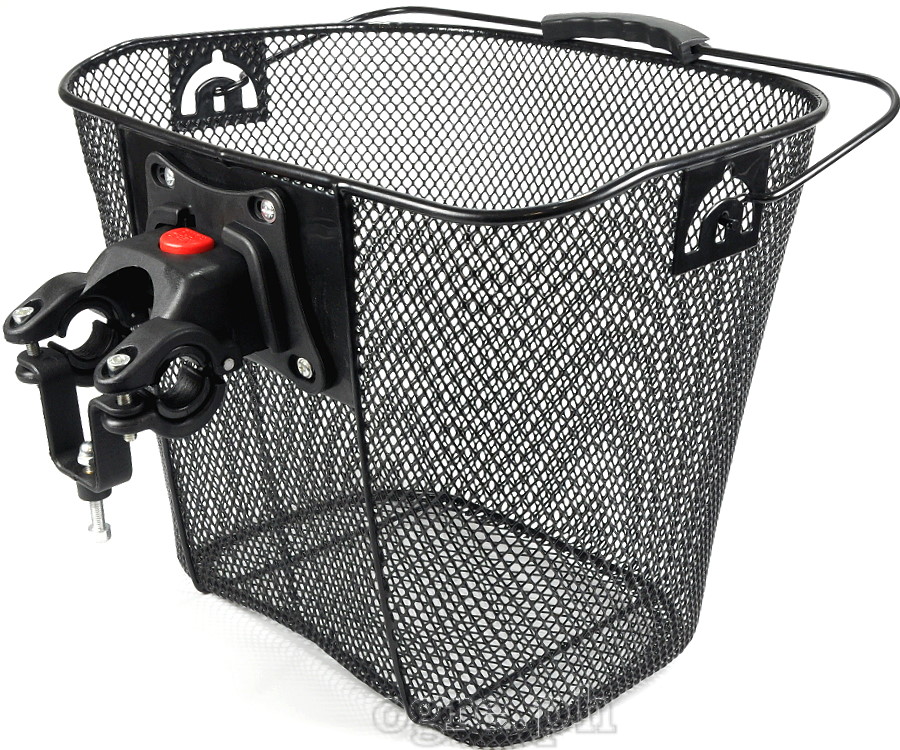 BSK-MM01QR Removable Metal Mesh Basket with Quick-Release Handlebar Mount