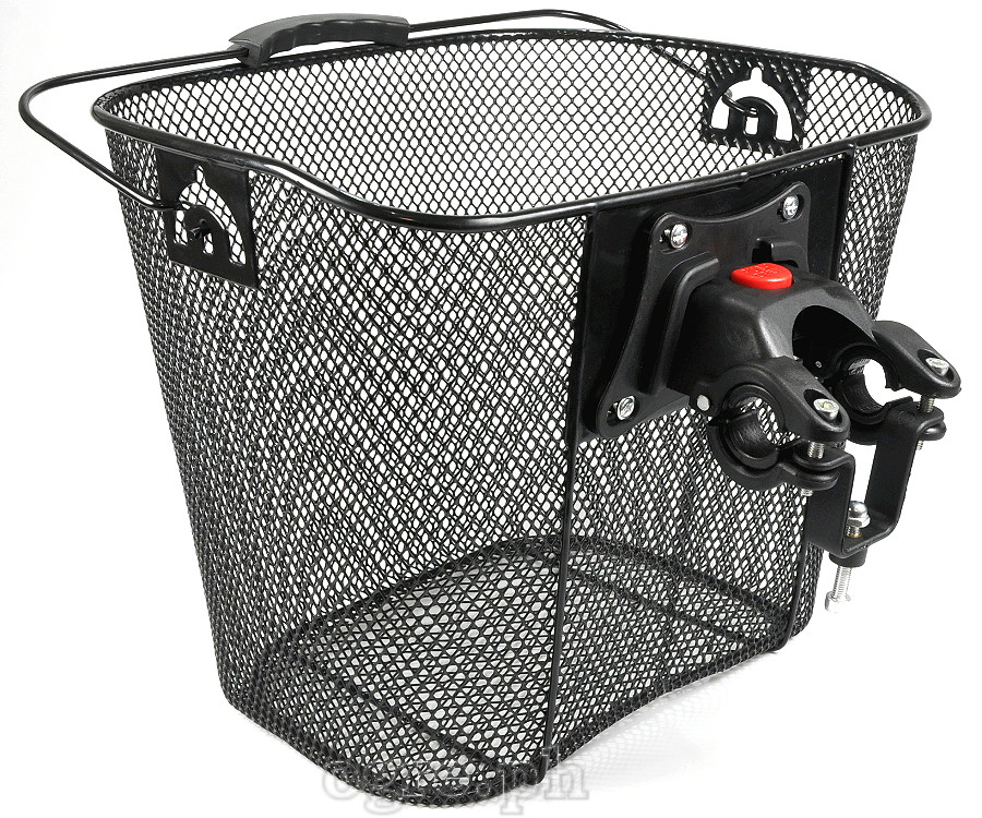 BSK-MM01QR Removable Metal Mesh Basket with Quick-Release Handlebar Mount