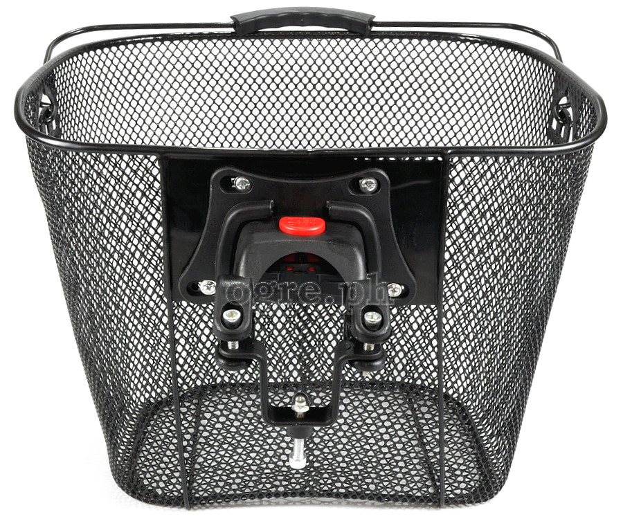 BSK-MM01QR Removable Metal Mesh Basket with Quick-Release Handlebar Mount