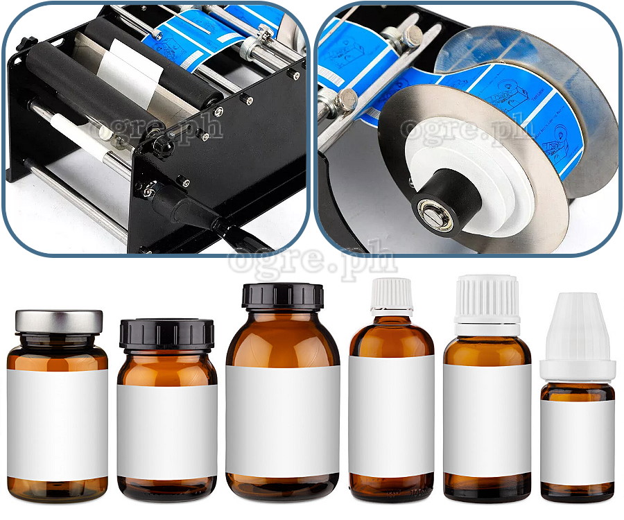 ULM-30 Manual Semi-Automatic Round Bottle Label Applicator