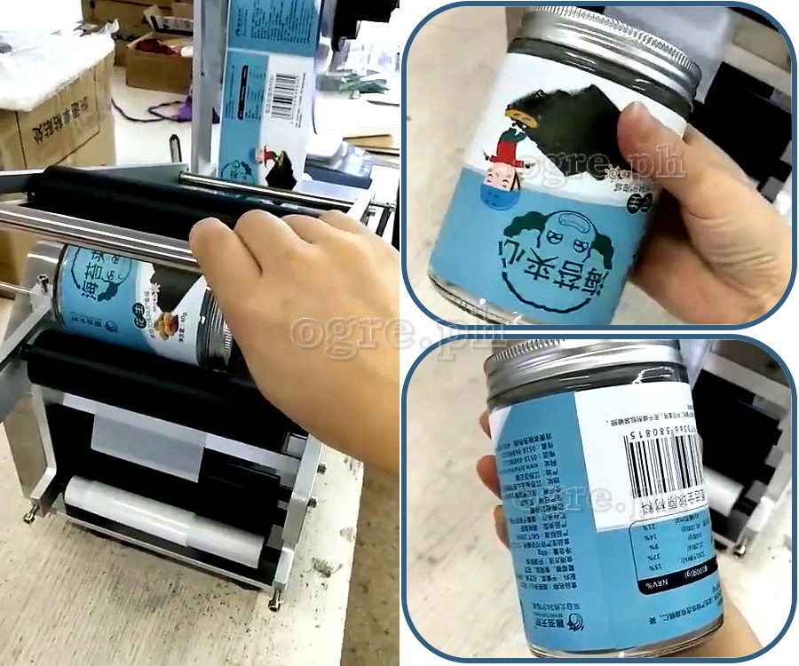 ULM-60 Electric Semi-Automatic Round Bottle Label Applicator