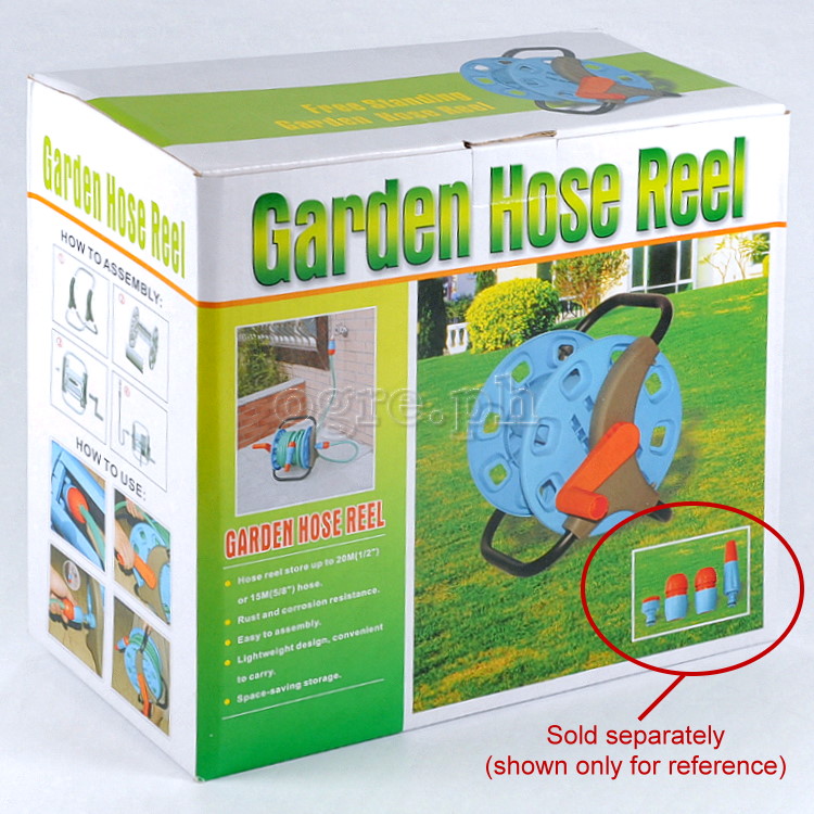 D0031 Portable Free Standing Garden Hose Reel (for 1/2” x 25m Hose)