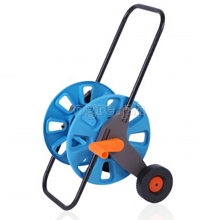 D0036 Portable Free Standing Garden Hose Cart with Wheels (for 1/2” x 50m Hose)