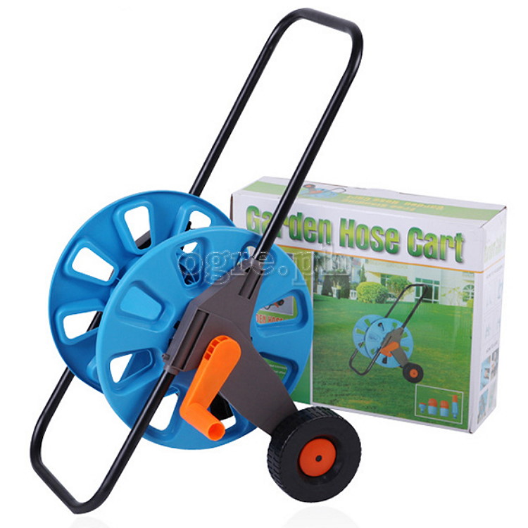 D0036 Portable Free Standing Garden Hose Cart with Wheels (for 1/2” x 50m Hose)