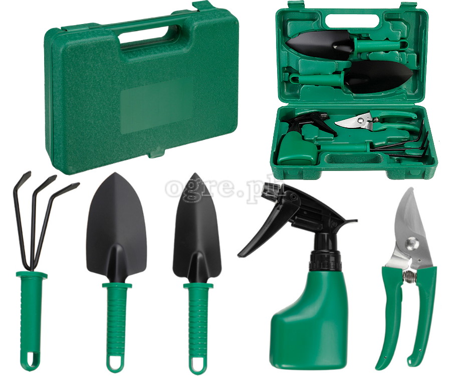 VGT-78 5 Pcs Garden Tools Set with Storage Case
