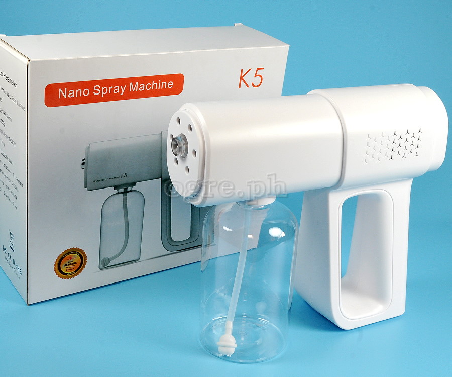 K5 Cordless Blue Ray Nano Disinfectant Sprayer with 380ml Dispenser