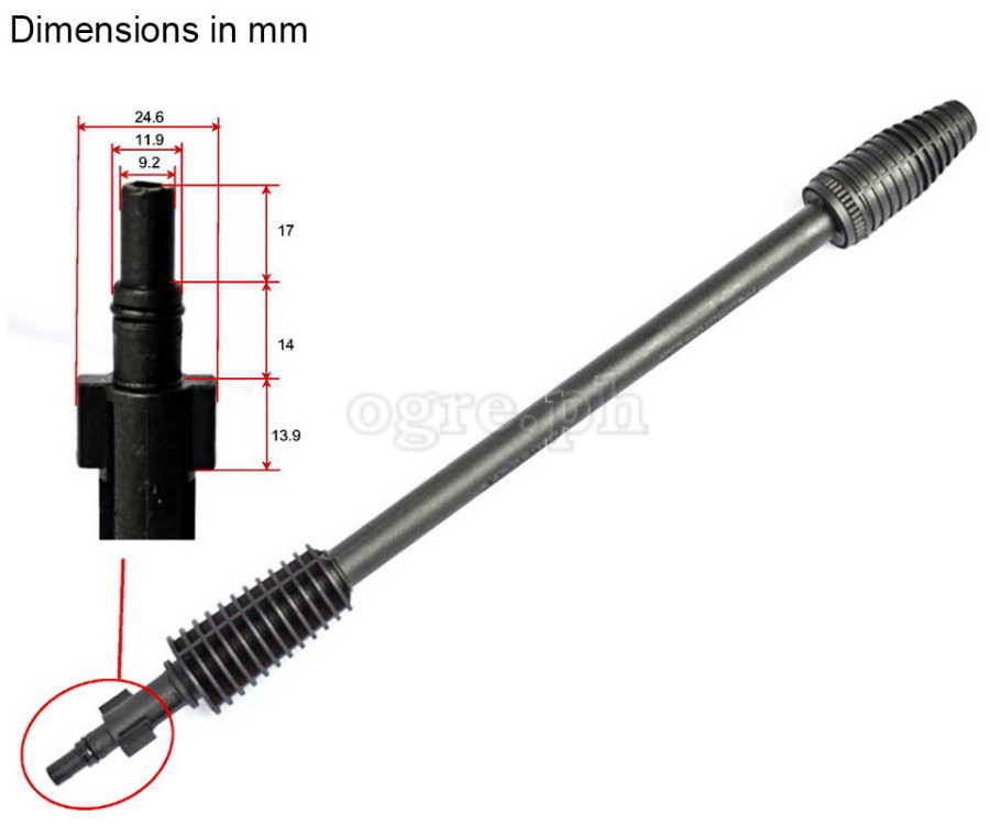OEL-01 TRB Replacement Rotary Turbo Spray Lance for Bosch/AR/Black & Decker