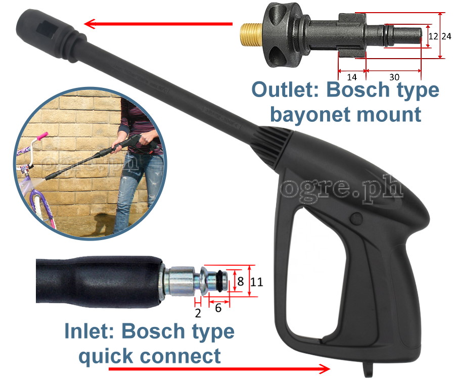 OWG-01 Replacement Wash Gun for Bosch/AR/Black & Decker