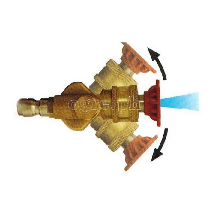 PWC-01P390 Quick Connect 3-Position 90° 1/4" Pivoting Coupler