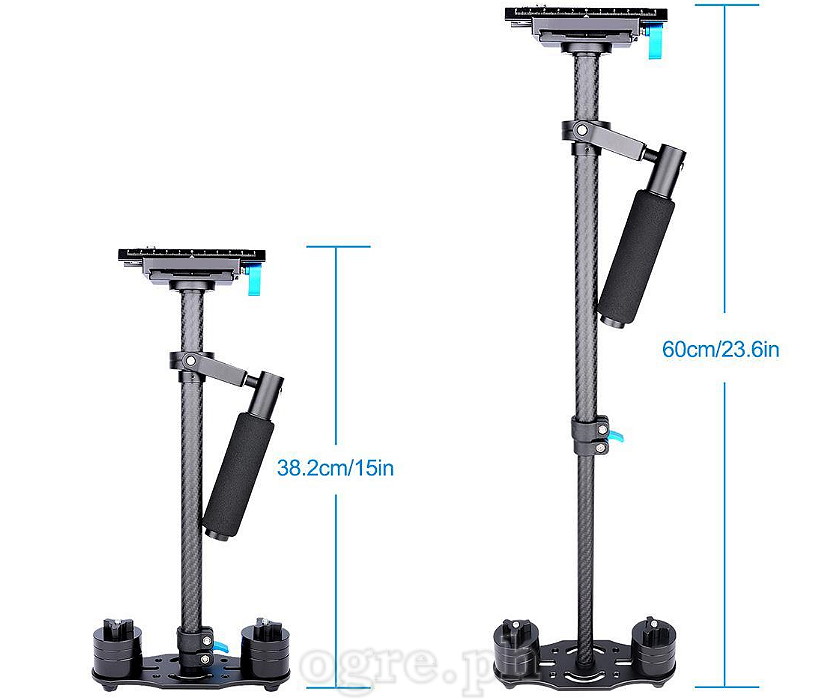 S60T Carbon Fiber DSLR Video Camera Stabilizer