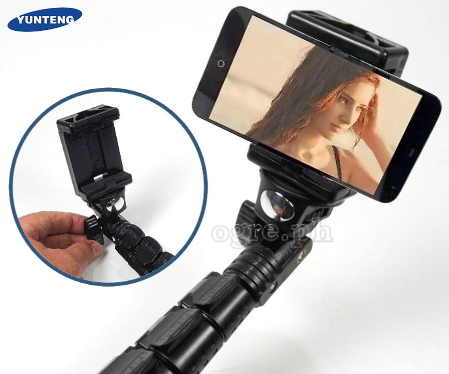 YT-1288 Monopod with Bluetooth Shutter for Smartphones