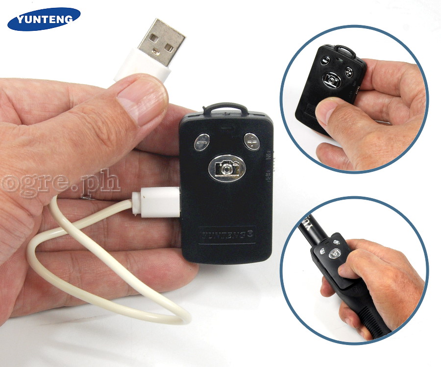 YT-1288 Monopod with Bluetooth Shutter for Smartphones