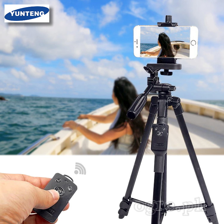 VCT-5208 Tripod with Bluetooth Shutter for Smartphones