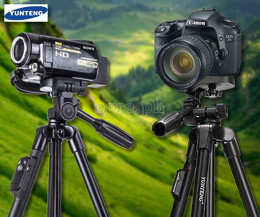 VCT-5208 Tripod with Bluetooth Shutter for Smartphones