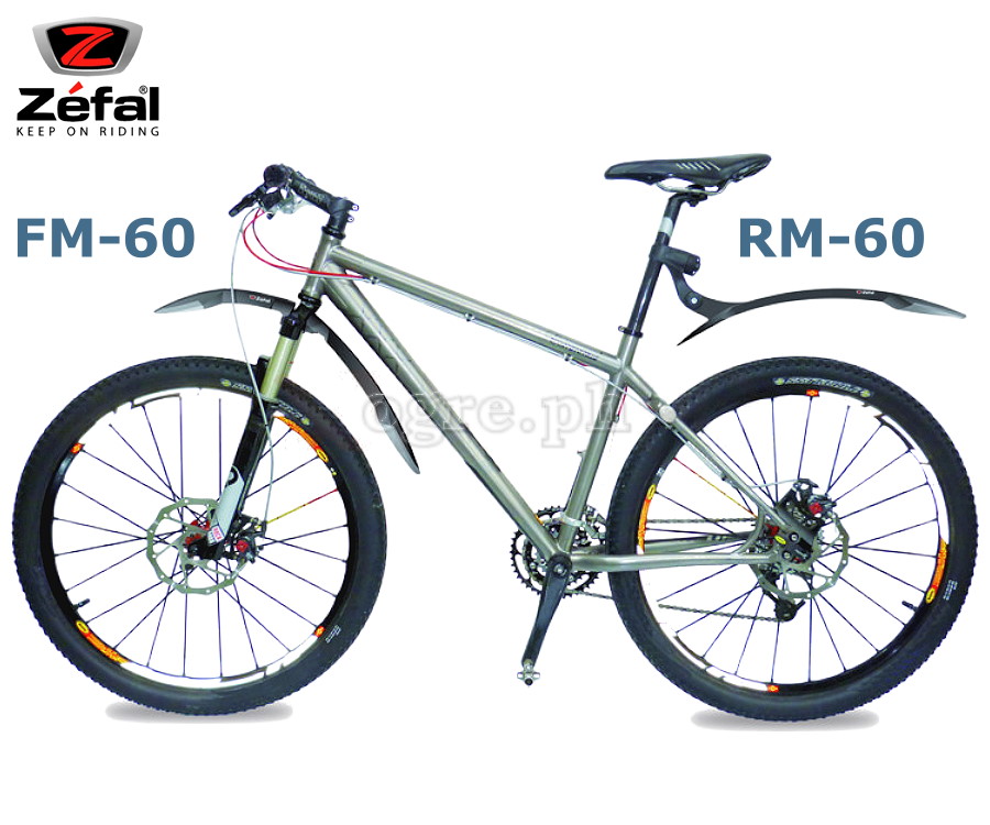 2509 FM-60/RM-60 Front and Rear Deflector / Mud Guard Set