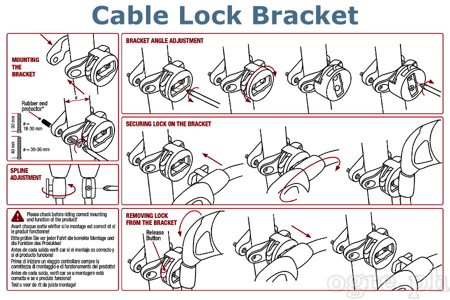 4915A K-Traz C8 Key Type Cable Lock