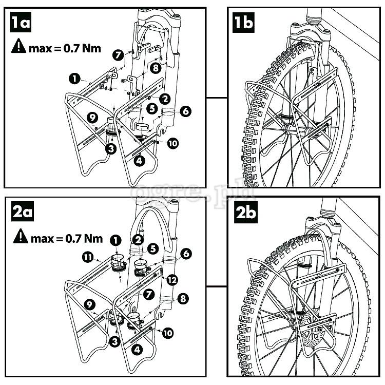 7510 Raider Front Bike Rack