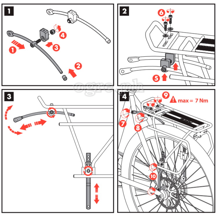 7542 Raider R70 Rear Rack