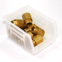 3J-710 Clear Stackable Storage Bin Small ( 4.13 x 5.31 x 2.95 inches )