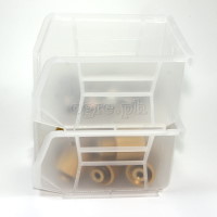 3J-710 Clear Stackable Storage Bin Small ( 4.13 x 5.31 x 2.95 inches )
