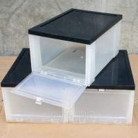 3J-106B High Quality Drop Front Shoebox Black Top