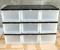 3J-106B High Quality Drop Front Shoebox Black Top