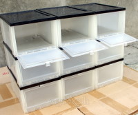 3J-106B High Quality Drop Front Shoebox Black Top