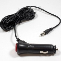 DCA-01S 12V DC Car Adapter with 5.5 Male Plug with Switch