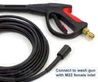 PWH-01 Replacement 10 / 15 meters Pressure Washer Extension Hose with 2 x M22F Fittings (220 bar / 3200 psi )
