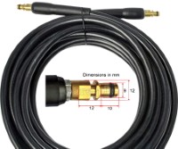 PWH-10 Replacement 6 / 10 / 15 meters Pressure Washer Hose for Karcher (Dual Quick-Connect Fittings)