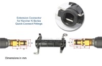 PWH-10EC Extension Connector for Karcher Pressure Washer Hose