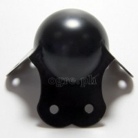 BC02-B Flight Case Medium Ball Corner, 6 Holes, 65*53mm, Black, Set of 4
