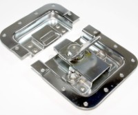 BL01D Flight Case Large Butterfly Latch, Spring-Loaded, 127mm x 173mm, 12.5mm Offset, 15mm Recess
