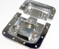 BL01D Flight Case Large Butterfly Latch, Spring-Loaded, 127mm x 173mm, 12.5mm Offset, 15mm Recess