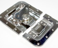 BL01D Flight Case Large Butterfly Latch, Spring-Loaded, 127mm x 173mm, 12.5mm Offset, 15mm Recess