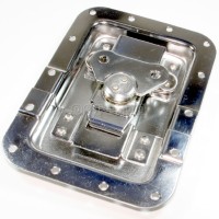 BL01D Flight Case Large Butterfly Latch, Spring-Loaded, 127mm x 173mm, 12.5mm Offset, 15mm Recess