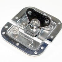 BL02-L Flight Case Medium Butterfly Latch, 102mm x 109mm, with Padlock Hook, 12mm Recess