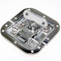BL02D-L Flight Case Medium Butterfly Latch, 102mm x 109mm, with Padlock Hook, 12mm Recess