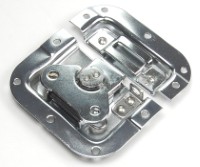 BL02E-L Flight Case Medium Butterfly Latch, w/ Offset w/ Padlock Hook, 105mm x 112mm Chrome