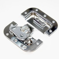 BL03-L Flight Case Small Butterfly Latch, 77mm x 82mm, with Padlock Hook, 10mm Recess