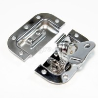 BL03-L Flight Case Small Butterfly Latch, 77mm x 82mm, with Padlock Hook, 10mm Recess