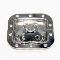 BL03-L Flight Case Small Butterfly Latch, 77mm x 82mm, with Padlock Hook, 10mm Recess