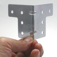 F0135 Flight Case Large Corner Brace Protector 58*60mm, Chrome, Set of 4
