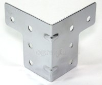F0135 Flight Case Large Corner Brace Protector 58*60mm, Chrome, Set of 4
