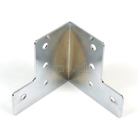 F0235 Flight Case Large Corner Brace Protector 58*60mm, Chrome, Set of 4