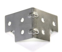 F0430 Flight Case Small Corner Brace Protector 48*38mm, Chrome, Set of 4