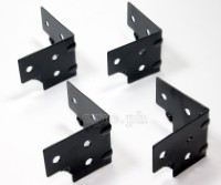 F0430-B Flight Case Small Corner Brace Protector 48*38mm, Black, Set of 4